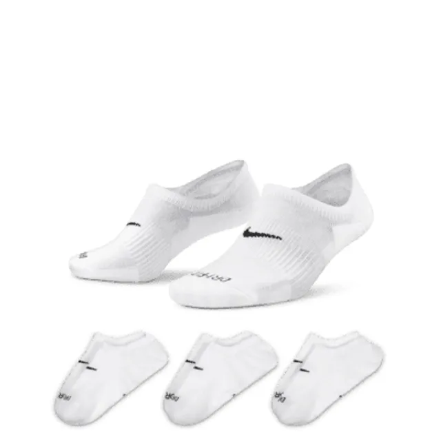Nike NIKEGRIP Lightweight No Show Training Socks White/Black/Volt Women's  No Show Socks Shoes 