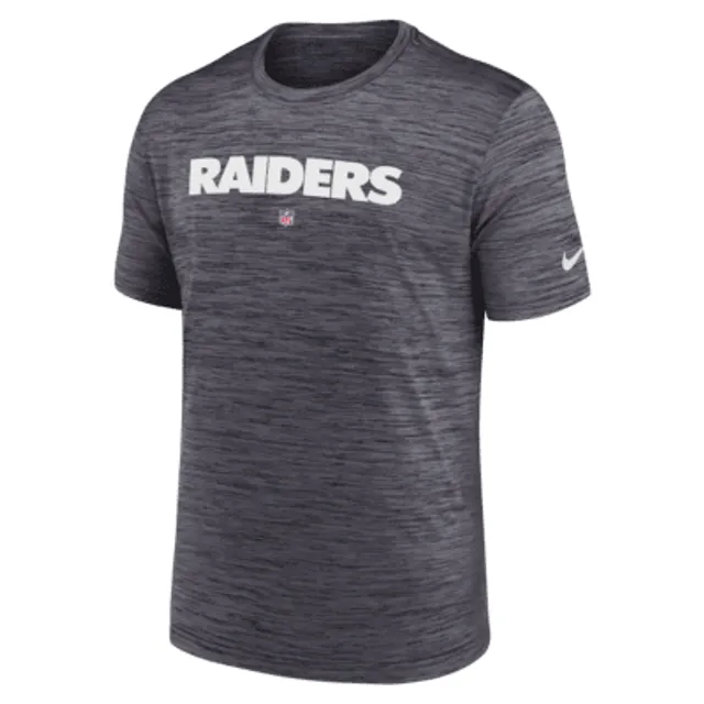 Nike Women's Dri-Fit Sideline Velocity (NFL Las Vegas Raiders) T-Shirt in Black, Size: Small | 00M600A8D-0BN