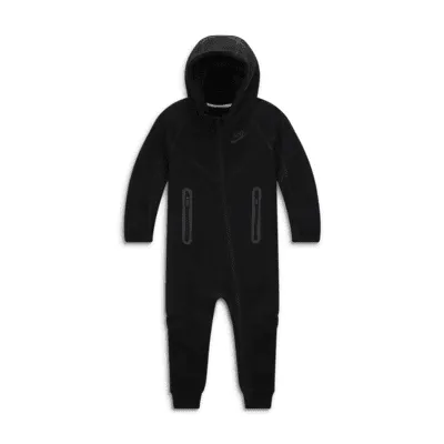 Nike Sportswear Tech Fleece Hooded Coverall Baby Coverall. Nike.com