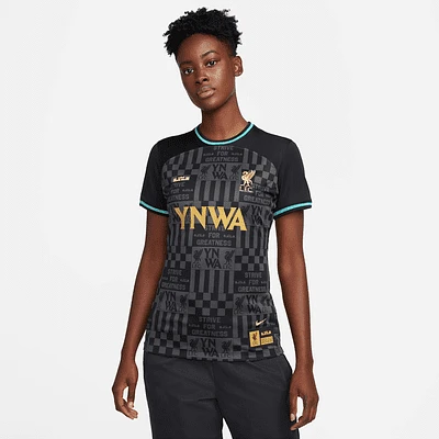 LeBron x Liverpool FC Stadium Women's Nike Dri-FIT Replica Soccer Jersey. Nike.com