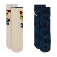 Jordan KSA Messy Room Crew Socks (2 Pairs) Big Kids' Socks. Nike.com