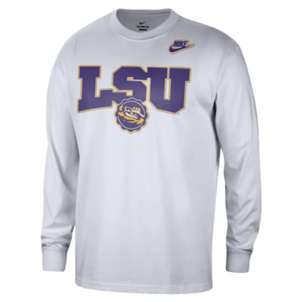 LSU Max90 Men's Nike College Crew-Neck Long-Sleeve T-Shirt. Nike.com