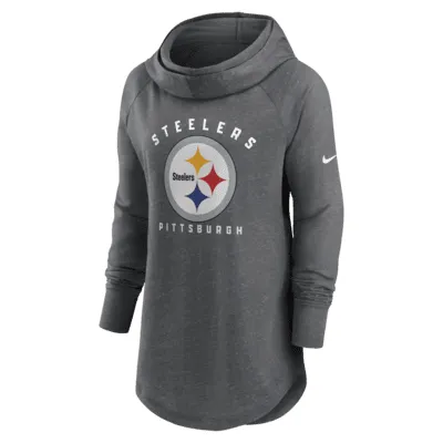 Nike Pittsburgh Steelers Hoodie Mens Medium M Grey Pullover