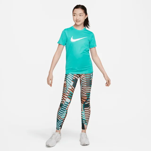 Nike Pro Dri-FIT Older Kids' (Girls') Training Leggings. UK