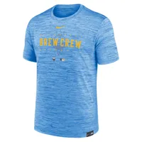 Nike Dri-FIT City Connect Velocity Practice (MLB Milwaukee Brewers) Men's T-Shirt. Nike.com