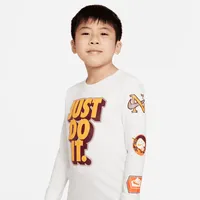 Nike Little Kids' Just Do It Patch Long Sleeve T-Shirt. Nike.com