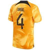 Netherlands National Team 2022/23 Stadium Home (Virgil van Dijk) Men's Nike Dri-FIT Soccer Jersey. Nike.com