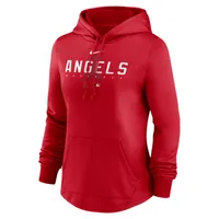 Nike Therma Pregame (MLB Los Angeles Angels) Women's Pullover Hoodie. Nike.com