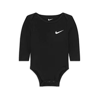 Nike Essentials Baby (0-9M) 3-Pack Long Sleeve Bodysuits. Nike.com