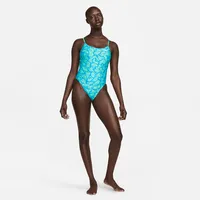 Nike Swim HydraStrong Women's Lace-Up Tie-Back One-Piece Swimsuit. Nike.com