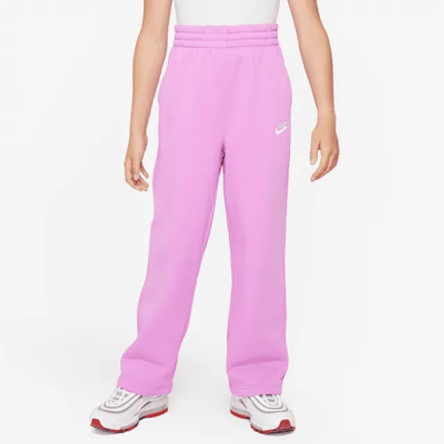 Nike Junior Girl's French Terry Dance Pants / Pinksicle
