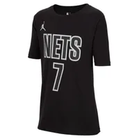 Kevin Durant Brooklyn Nets Statement Edition Big Kids' (Boys') Jordan NBA T-Shirt. Nike.com