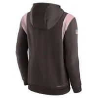 Nike Therma Athletic Stack (NFL Cleveland Browns) Men's Pullover Hoodie. Nike.com