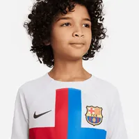 FC Barcelona 2021/22 Stadium Third Big Kids' Nike Dri-FIT Soccer Jersey.