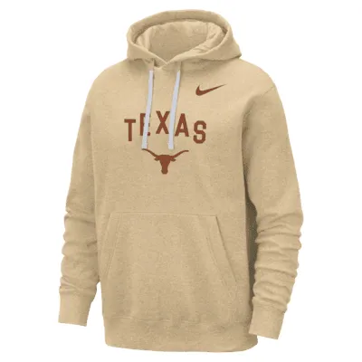 Texas Club Fleece Men's Nike College Pullover Hoodie. Nike.com