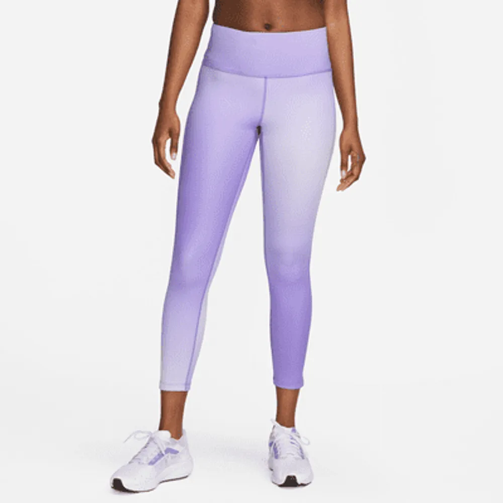 Nike Fast Women's Mid-Rise 7/8 Gradient-Dye Running Leggings with Pockets.  UK
