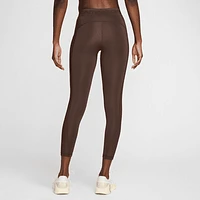 Nike Pro Women's Mid-Rise 7/8 Mesh-Paneled Leggings. Nike.com