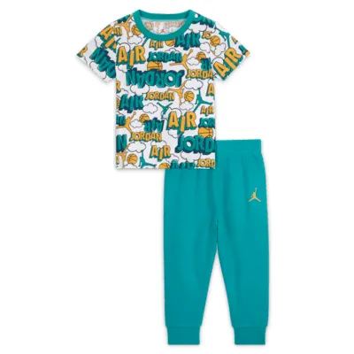 Jordan Baby (12-24M) Air Comic T-Shirt and Pants Set. Nike.com