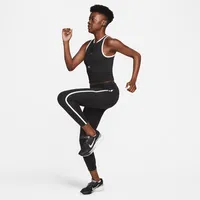 Nike Fast Women's Mid-Rise 7/8 Running Leggings with Pockets. Nike BE