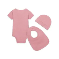 Nike Baby (3-6M) Swoosh Beanie, Bib and Bodysuit Box Set. Nike.com