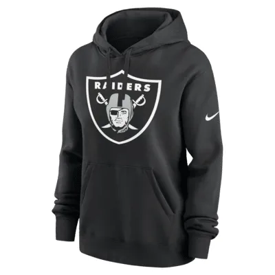 Nike Women's Logo Club (NFL Kansas City Chiefs) Pullover Hoodie in Black, Size: Medium | 00Z500A7G-D9C