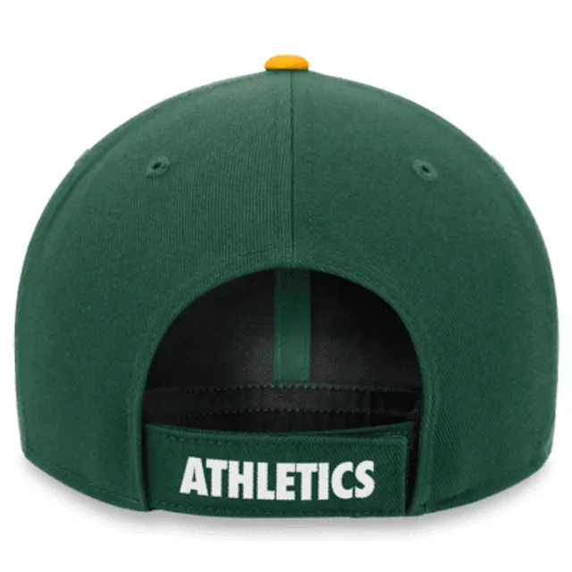 Oakland A's home cap 1983-Current. Switched to darker green in