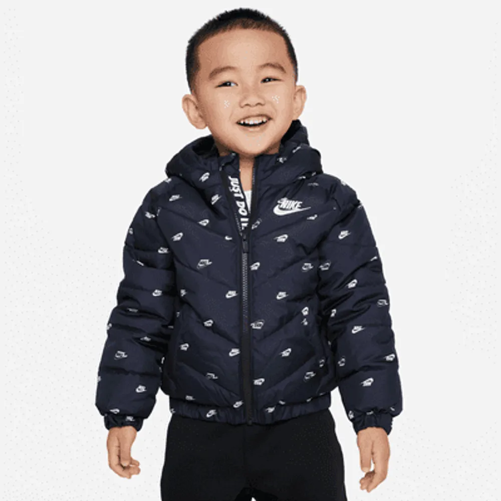 Nike Little Kids' Printed Hooded Jacket. Nike.com