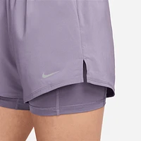 Nike One Women's Dri-FIT High-Waisted 3" 2-in-1 Shorts. Nike.com