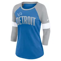 Nike Pride (NFL Detroit Lions) Women's 3/4-Sleeve T-Shirt. Nike.com