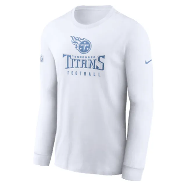 Tennessee Titans Division Essential Nike Men's NFL T-Shirt in Blue, Size: Small | N19941S8F-E0L