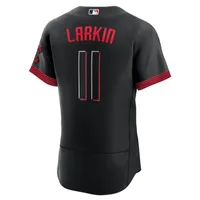 MLB Cincinnati Reds City Connect (Barry Larkin) Men's Authentic Baseball Jersey. Nike.com