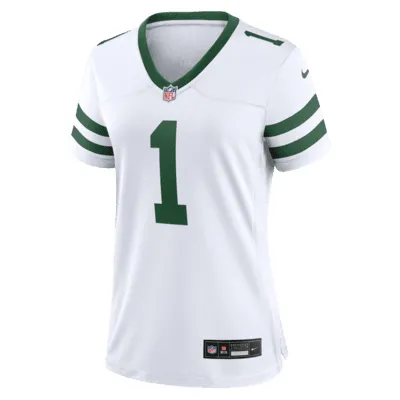 Nike Men's New York Jets Garrett Wilson Game Jersey - Green - M (Medium)