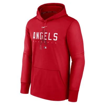 Nike Therma Pregame (MLB Los Angeles Angels) Men's Pullover Hoodie. Nike.com