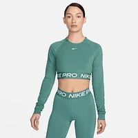 Nike Pro Women's Dri-FIT Cropped Long-Sleeve Top. Nike.com