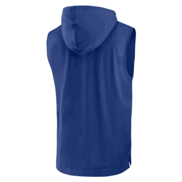 Chicago Cubs Nike Athletic Sleeveless Hooded T-Shirt - Royal