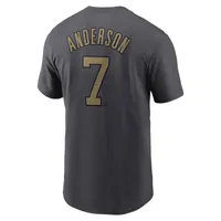 Men's Chicago White Sox Tim Anderson Nike Black City Connect