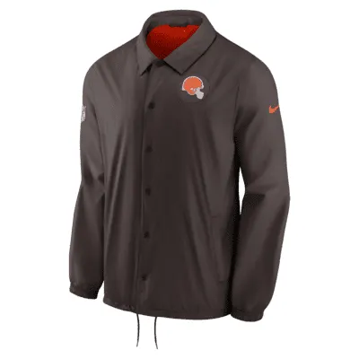 Nike Coaches (NFL Cleveland Browns) Men's Jacket. Nike.com