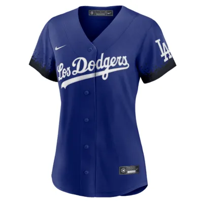 MLB Los Angeles Dodgers City Connect (Jackie Robinson) Women's Replica Baseball Jersey. Nike.com