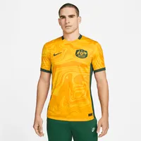 Australia 2023 Stadium Home Men's Nike Dri-FIT Soccer Jersey. Nike.com