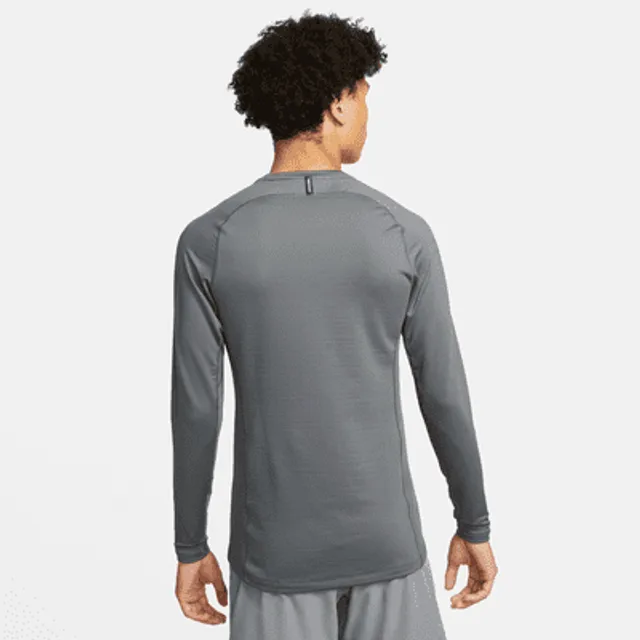 Nike Pro Hypercool Men's Long Sleeve Baseball Top in Gray for Men