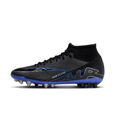 Nike Mercurial Superfly 9 Academy Artificial-Grass High-Top Soccer Cleats. Nike.com