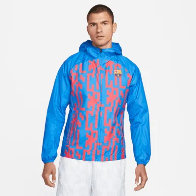 FC Barcelona AWF Men's Soccer Jacket. Nike.com