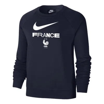FFF Women's Fleece Varsity Crew-Neck Sweatshirt. Nike.com