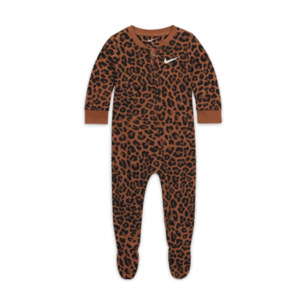 Nike Leopard Footed Coverall Baby (3-6M) Coverall. Nike.com