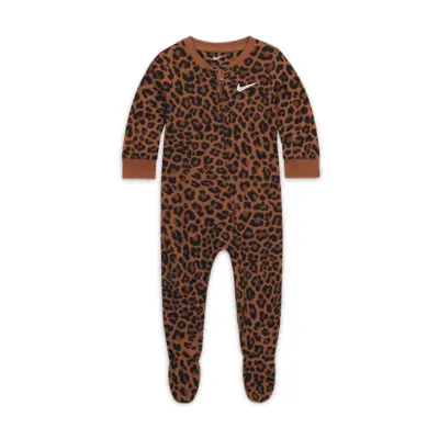 Nike Leopard Footed Coverall Baby (3-6M) Coverall. Nike.com