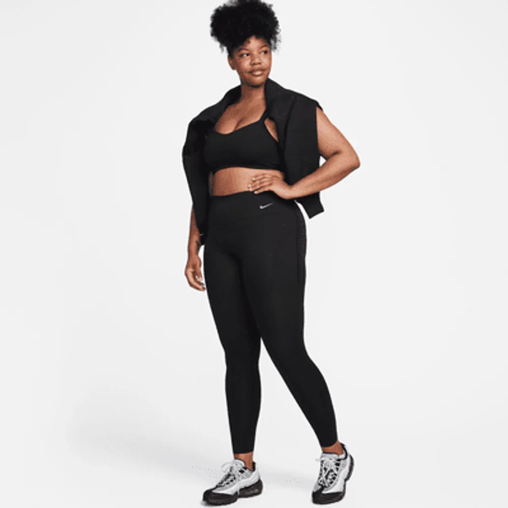 Nike Universa Women's Medium-Support Mid-Rise Full-Length Leggings with  Pockets. UK