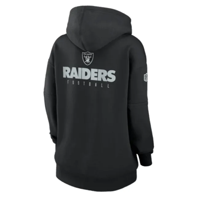 Las Vegas Raiders Sideline Club Men’s Nike Men's NFL Full-Zip Hoodie in Black, Size: 2XL | 00MR00A8D-XNN