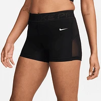 Nike Pro Women's Mid-Rise 3" Mesh-Paneled Shorts. Nike.com