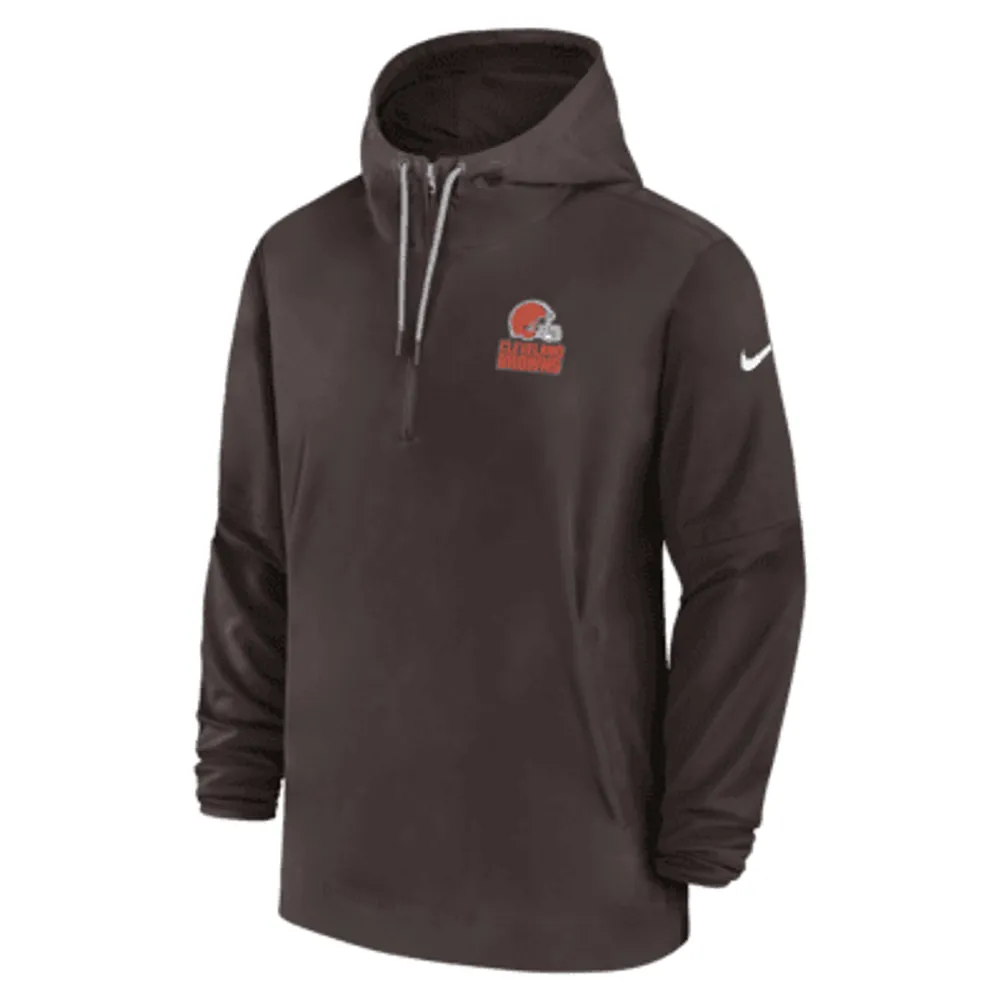 Nike Men's Coaches (NFL Cleveland Browns) Jacket in Brown, Size: Medium | NS5811UB93-99L