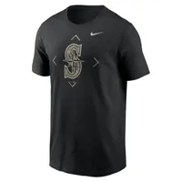 Seattle Mariners Camo Logo Men's Nike MLB T-Shirt. Nike.com